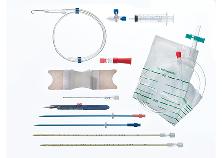 tracoe pleural drainage set